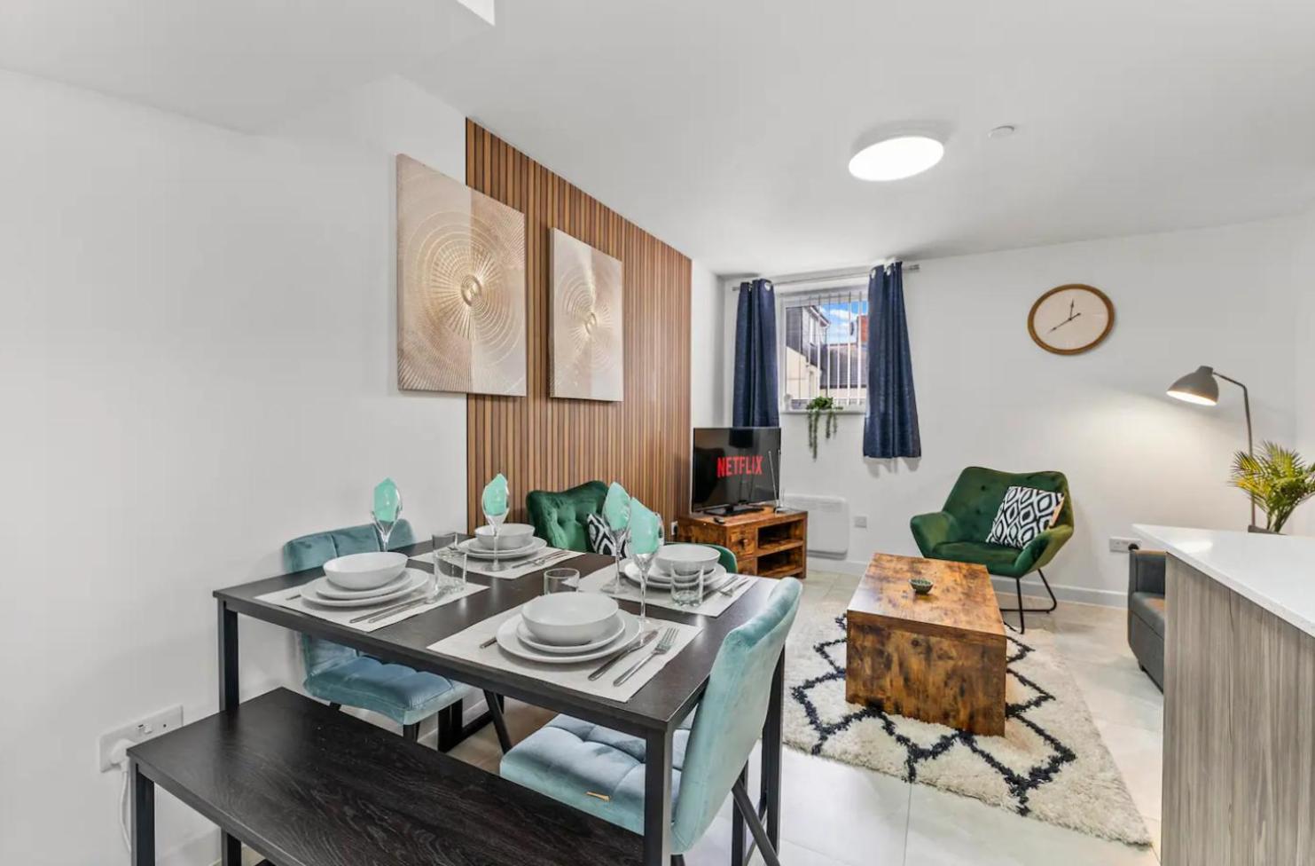 A Stylish Luxury 2 Bedroom Duplex Apartment Cardiff Luaran gambar